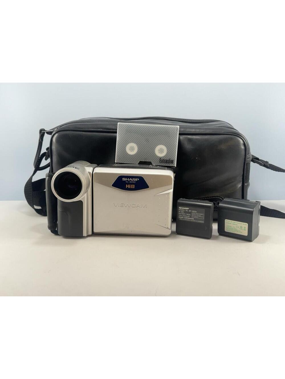 Sharp ViewCam VL-AH151U Hi-8 Camcorder w/ Batteries, Tape, & Case UNTESTED AS IS